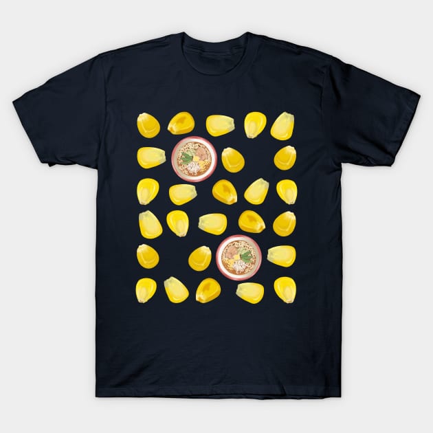 Miso Ramen Corn T-Shirt by smithandco